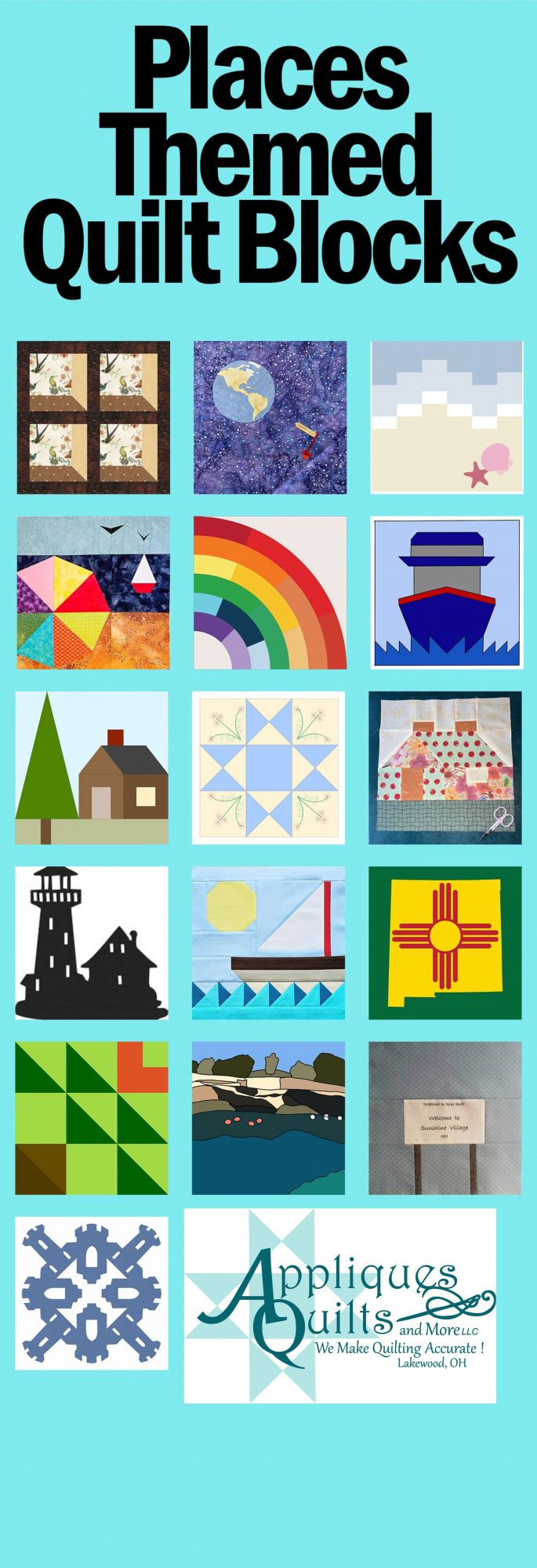 Quilt Block Mania Places